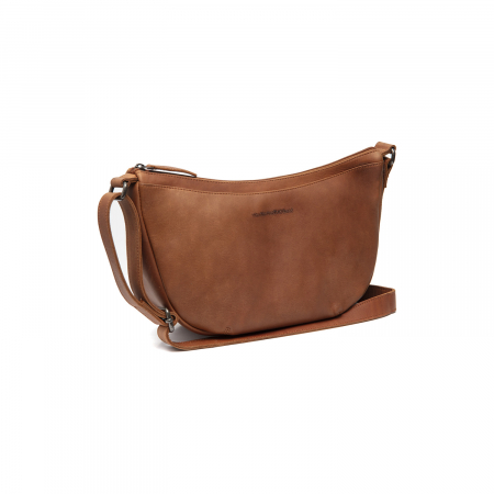 Geanta de dama, din piele naturala, The Chesterfield Brand, Piemonte, Maro coniac