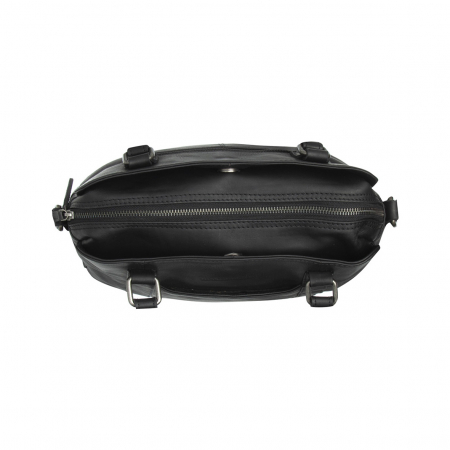 Geanta de dama din piele naturala, The Chesterfield Brand, Porlezza, Negru [2]