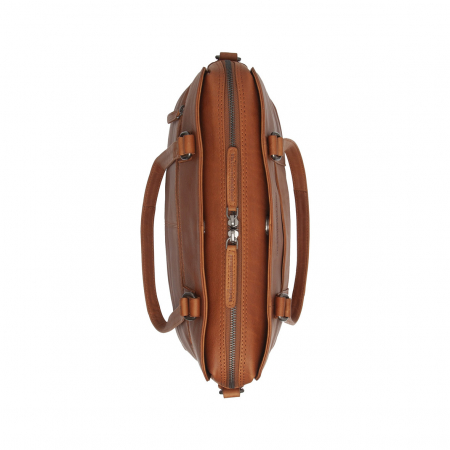 Geanta de dama din piele naturala, The Chesterfield Brand, Pretoria, Maro coniac [1]