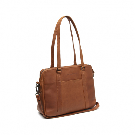 Geanta de dama din piele naturala, The Chesterfield Brand, Pretoria, Maro coniac