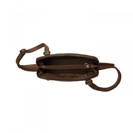 Geanta de dama din piele naturala, The Chesterfield Brand, River, Maro coniac [2]