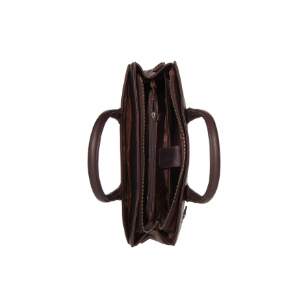 Geanta de dama din piele naturala, The Chesterfield Brand, Rivera, Negru [8]