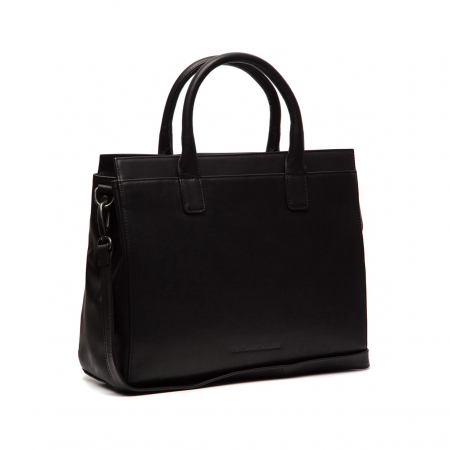 Genti de zi - Geanta de dama din piele naturala, The Chesterfield Brand, Rivera, Negru