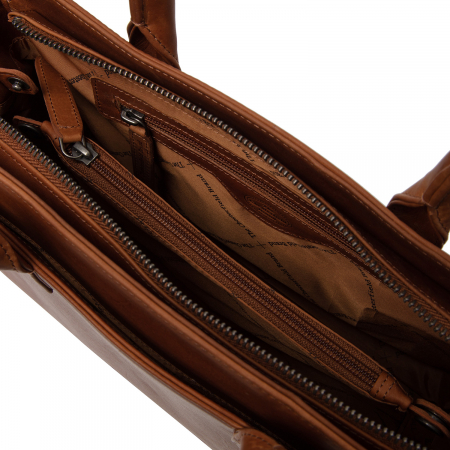 Geanta de dama din piele naturala, The Chesterfield Brand, Garda, Maro coniac [1]