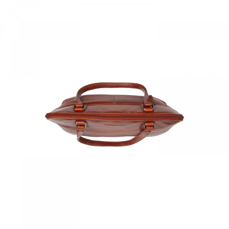 Geanta de dama din piele naturala, The Chesterfield Brand, Selvino, Maro coniac [4]