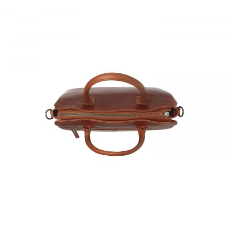 Geanta de dama, din piele naturala, The Chesterfield Brand, Valmonte, Maro coniac [4]