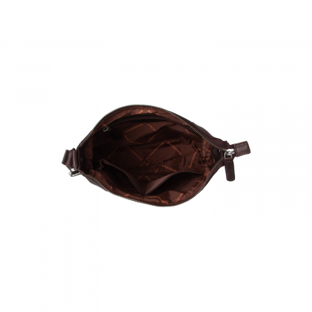 Geanta de dama din piele naturala, The Chesterfield Brand, Vervins, de umar, Maro inchis [2]
