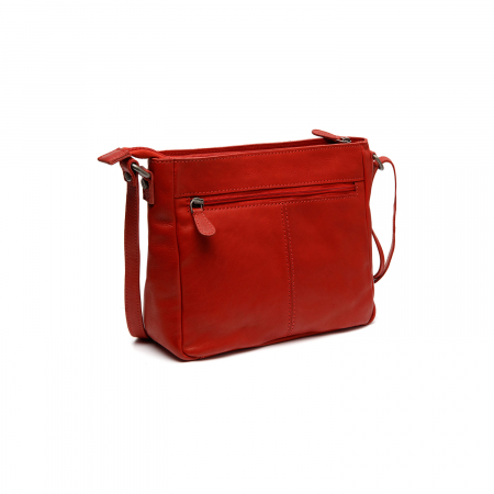 Geanta de dama din piele naturala, The Chesterfield Brand, Weimar, Rosu [5]
