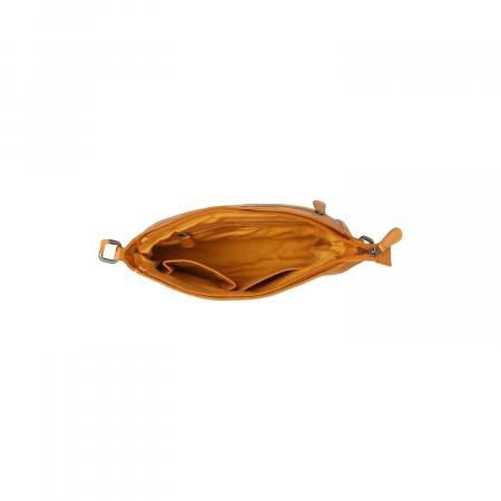 Geanta de dama din piele naturala, The Chesterfield Brand, Weimar, Galben ocru [3]