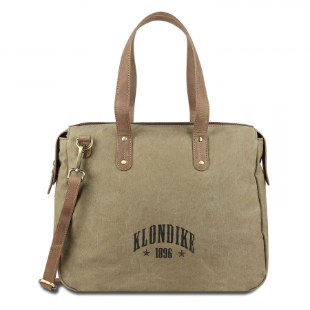Geanta de dama, Klondike, material textil, Dawson Payton, Kaki Bej [1]