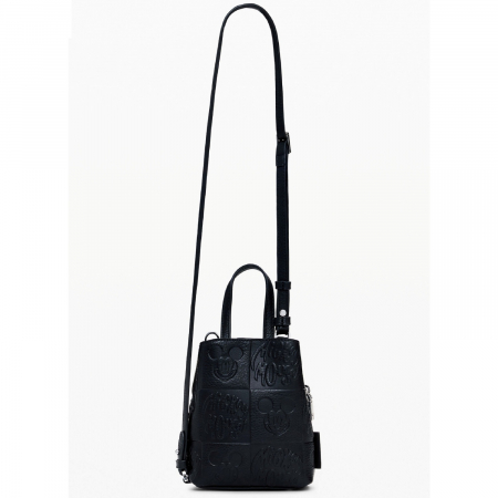 Geanta de dama, pentru telefon, stil rucsac, Desigual, seria All Mickey Sumy, Negru [6]