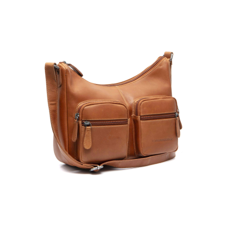 Genti de zi - Geanta de umar Valenora din piele naturala, The Chesterfield Brand - Maro coniac