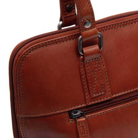 Geanta de dama piele naturala, The Chesterfield Brand, Viamonte, Maro coniac [6]