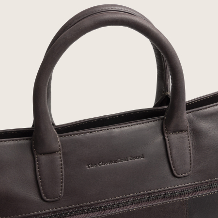 Geanta de dama piele naturala, The Chesterfield Brand, Westbrook - Maro inchis [4]