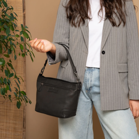 Geanta de dama piele naturala, The Chesterfield Brand, Zarita, Negru [2]