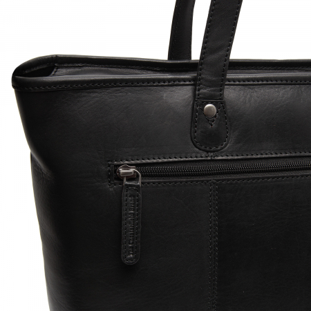 Geanta de dama, shopper, The Chesterfield Brand, din piele naturala, de mana si umar, Astano, Negru [4]