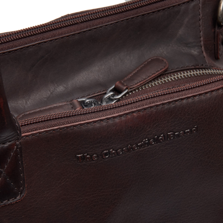 Geanta de dama Solvin piele naturala, The Chesterfield Brand - Maro inchis [3]