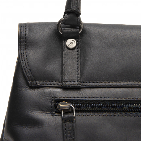 Geanta de dama, The Chesterfield Brand, din piele naturala, de mana si umar, Angera, Negru [4]