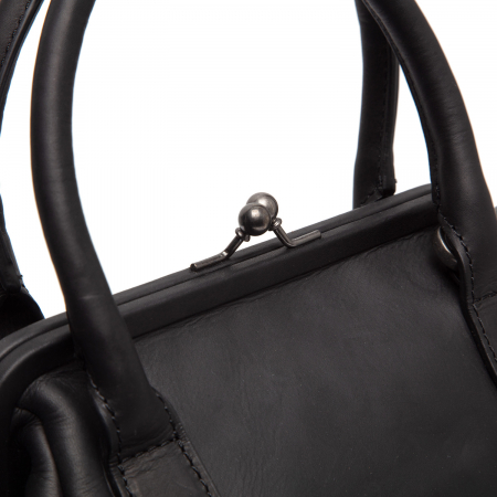 Geanta de dama, The Chesterfield Brand, din piele naturala, de mana si umar Chili, Negru [1]