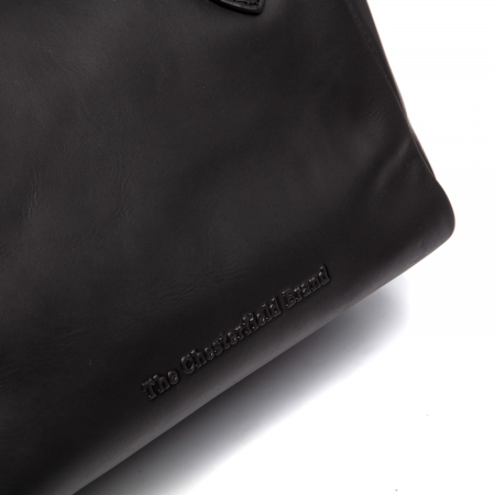Geanta de dama, The Chesterfield Brand, din piele naturala, de mana si umar Chili, Negru [2]