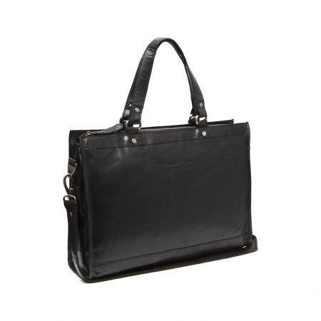 Geanta de dama din piele naturala, The Chesterfield Brand, Stockholm, Negru