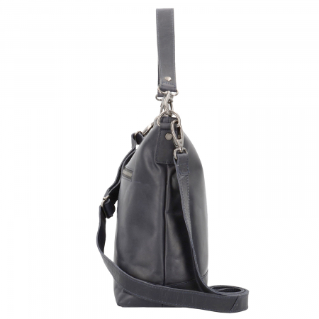 Geanta de dama, The Chesterfield Brand, piele naturala de mana si umar, Amelia, Bleumarin [3]