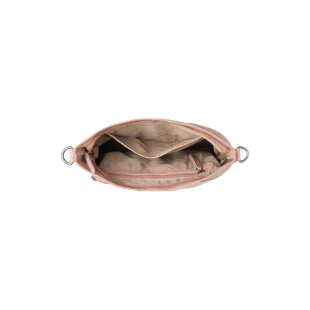 Geanta de dama, The Chesterfield Brand, piele naturala de mana si umar, Sintra, Roz pudra [2]