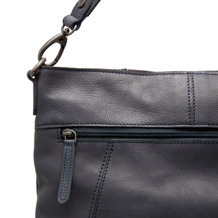 Geanta de dama, The Chesterfield Brand, piele naturala de mana si umar, Sintra, Bleumarin [2]