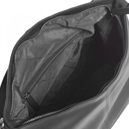 Geanta de dama, The Chesterfield Brand, piele naturala de mana si umar, Amelia, Negru [4]
