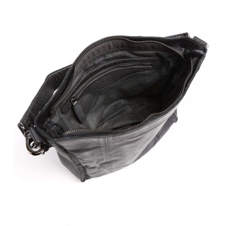 Geanta de dama, The Chesterfield Brand, piele naturala de mana si umar, Dorothea, Negru [3]