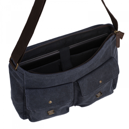 Geanta de laptop Daniel Ray, din material textil, seria McAllen, Albastru [1]