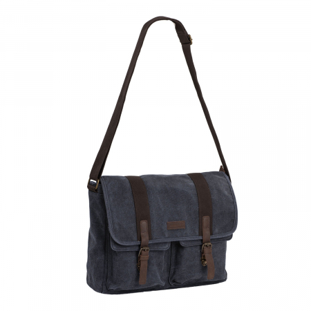 Genti laptop - Geanta de laptop Daniel Ray, din material textil, seria McAllen, Albastru