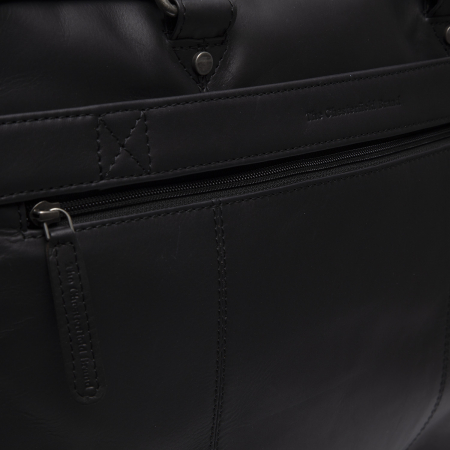 Geanta de laptop din piele naturala, The Chesterfield Brand, Boston, Negru [6]