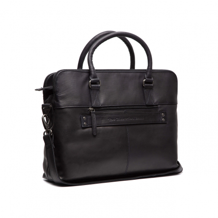 Geanta de laptop din piele naturala, The Chesterfield Brand, Cameron 15 inch, Negru [2]