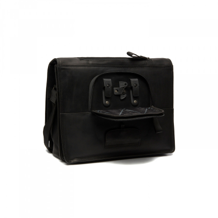 Geanta de laptop din piele naturala, The Chesterfield Brand, Gent, 15.6 inch, Negru [6]