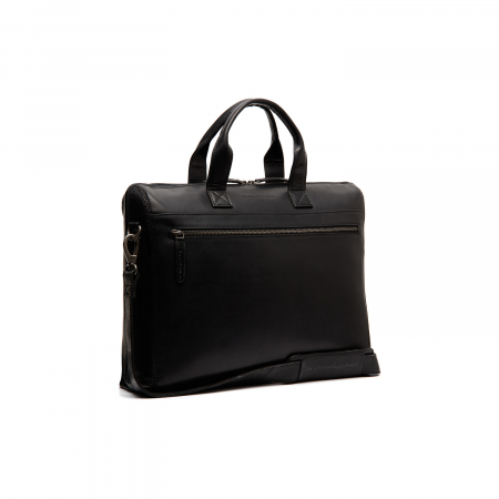 Genti laptop - Geanta de laptop din piele naturala, The Chesterfield Brand, Levanto 14 inch, Negru