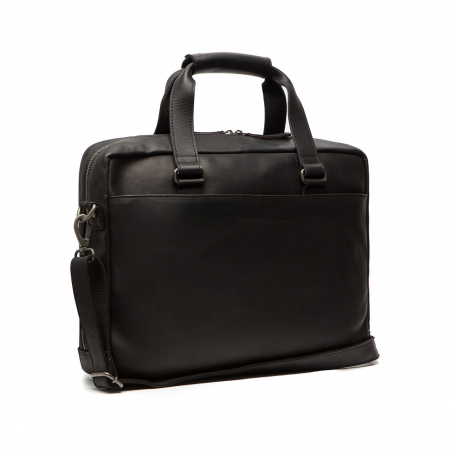 Geanta de laptop din piele naturala, The Chesterfield Brand, Manhattan 15 inch, Negru [1]