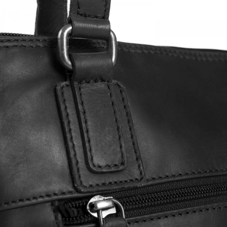 Geanta de laptop din piele naturala, The Chesterfield Brand, Manon, 14 inch, Negru [3]