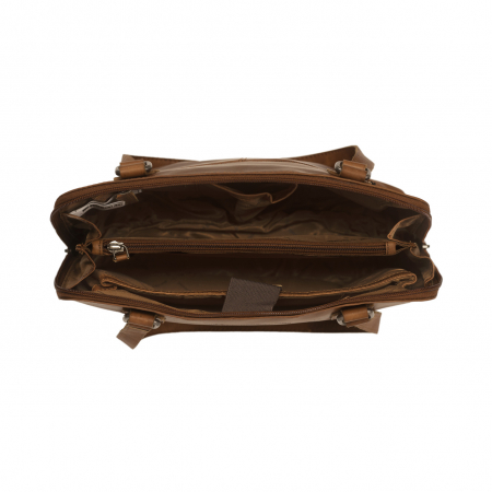 Geanta de laptop din piele naturala, The Chesterfield Brand, Manon, 14 inch, Negru [13]
