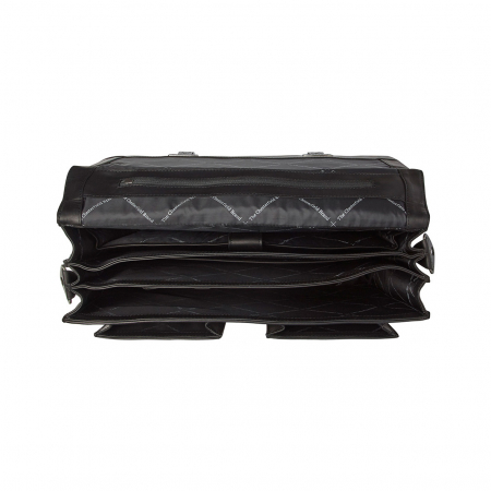 Geanta de laptop din piele naturala, The Chesterfield Brand, Springfield 15 inch, Negru [2]