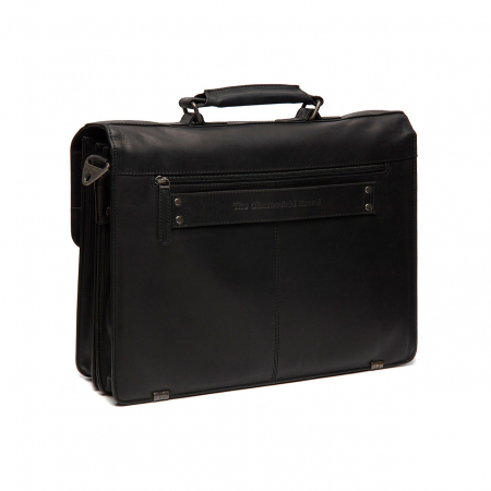 Geanta de laptop din piele naturala, The Chesterfield Brand, Springfield 15 inch, Negru [1]