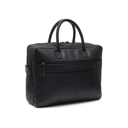 Geanta de laptop din piele naturala, The Chesterfield Brand, Tacama 16 inch, Negru [5]