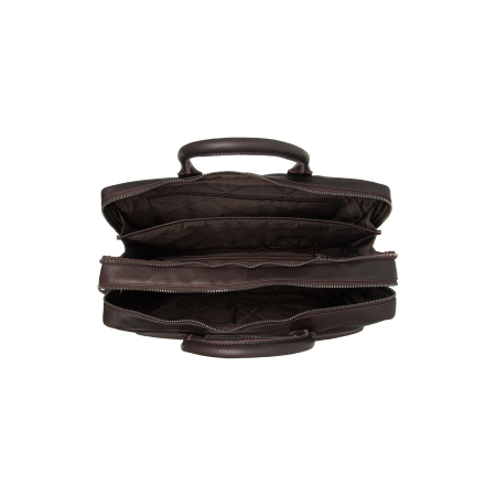 Geanta de laptop din piele naturala, The Chesterfield Brand, Tacama 16 inch, Maro inchis [1]