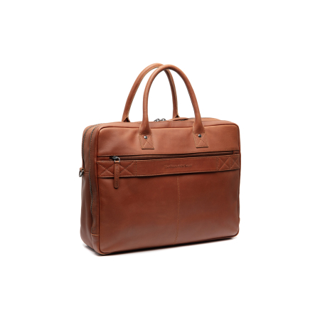 Geanta de laptop din piele naturala, The Chesterfield Brand, Tacama 16 inch, Maro coniac [7]
