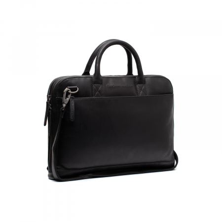 Geanta de laptop din piele naturala, The Chesterfield Brand, Tilbury,14 inch, Negru [3]