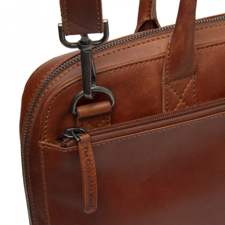 Geanta de laptop din piele naturala, The Chesterfield Brand, Tilbury,14 inch, Maro coniac [4]
