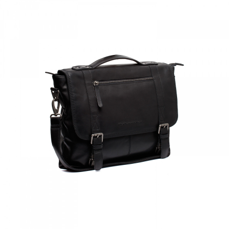 Genti laptop - Geanta de laptop din piele naturala, The Chesterfield Brand, Veneto 14 inch, Negru