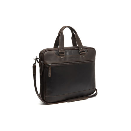 Genti laptop - Geanta de laptop Montara din piele naturala, The Chesterfield Brand - Maro inchis