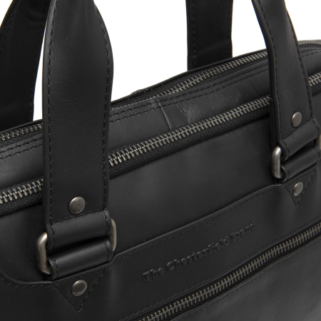 Geanta de laptop Montara din piele naturala, The Chesterfield Brand - Negru [3]