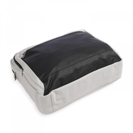 Geanta de laptop si documente, unisex, bugatti, seria Sera, Gri deschis / Negru [7]